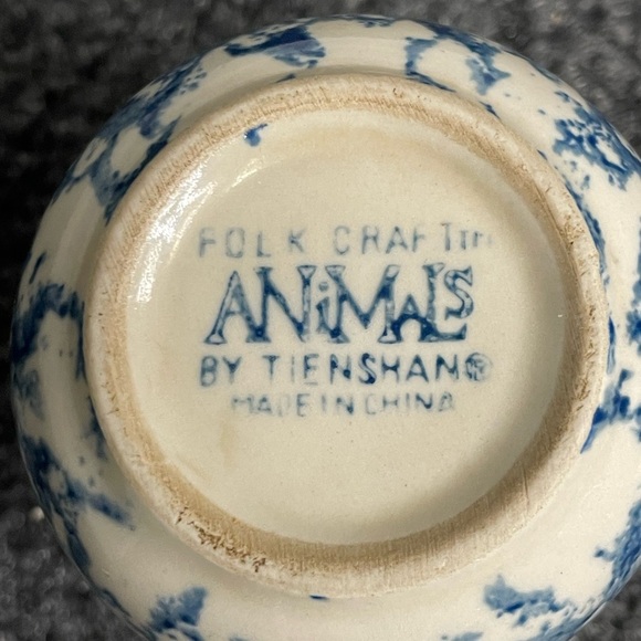 Folk Craft Hearts by Tienshan Stoneware Coffee Tea Mug - Picture 4 of 4